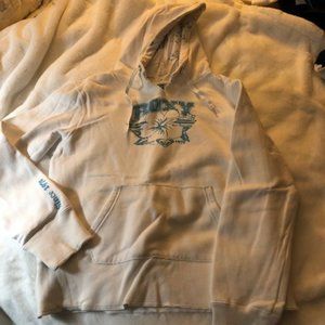 Roxy White Hoodie - Juniors Large